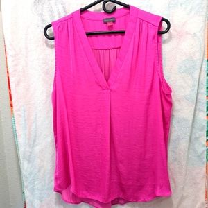 Fuschia Sleeveless Blouse